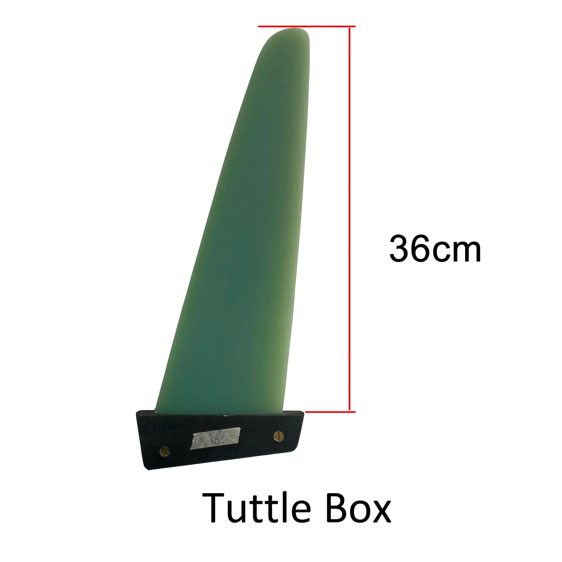 Windsurfing Gifts and Gear Fin Tuttle 36cm Anti-Weed and Slalom Pointer G10 Deep Tuttle/Power Box Fin