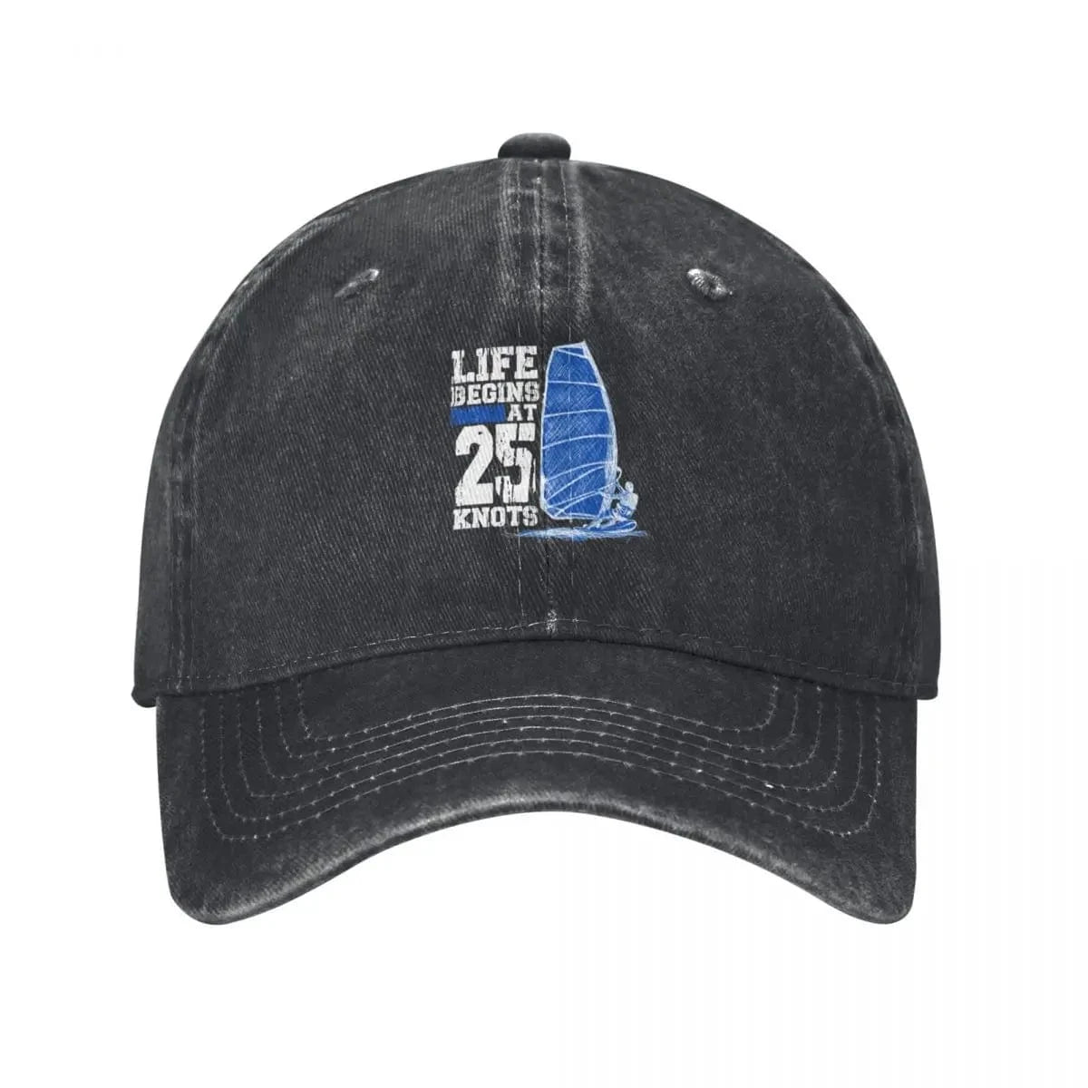Windsurfing Gifts and Gear Hat Life begins at 25 knots windsurfing Cap