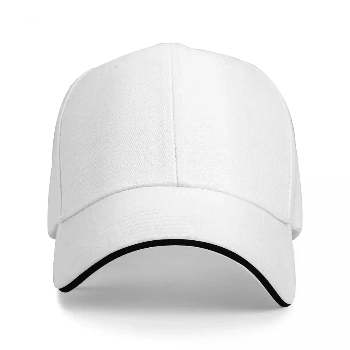 Windsurfing Gifts and Gear Hat White Minimalist Windsurfing Design Baseball Cap Luxury man cap Mountaineering Fishing cap Streetwear Golf Wear Men Women's