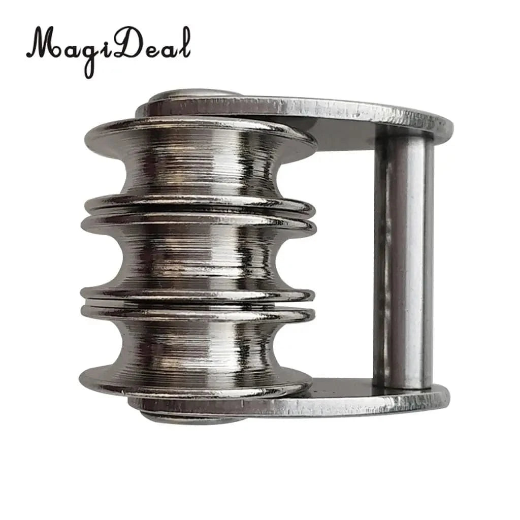 Windsurfing Gifts and Gear Pulley 200007763:201336100 Universal Windsurfing Sail Tack Triple Pulley Wheel - Marine Grade 316 Stainless Steel - Strong & Durable