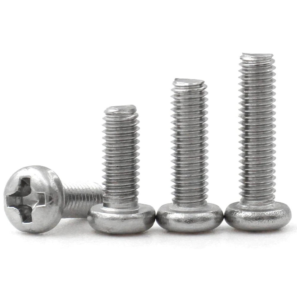 Windsurfing Gifts and Gear Screw 10pcs Round M6 Stainless Steel Phillips Round Pan Head Windsurfing Fin Screw