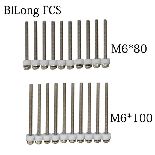 Windsurfing Gifts and Gear Screw 2pcs Windsurfing Fins Stainless Steel Screw 50 to 100mm