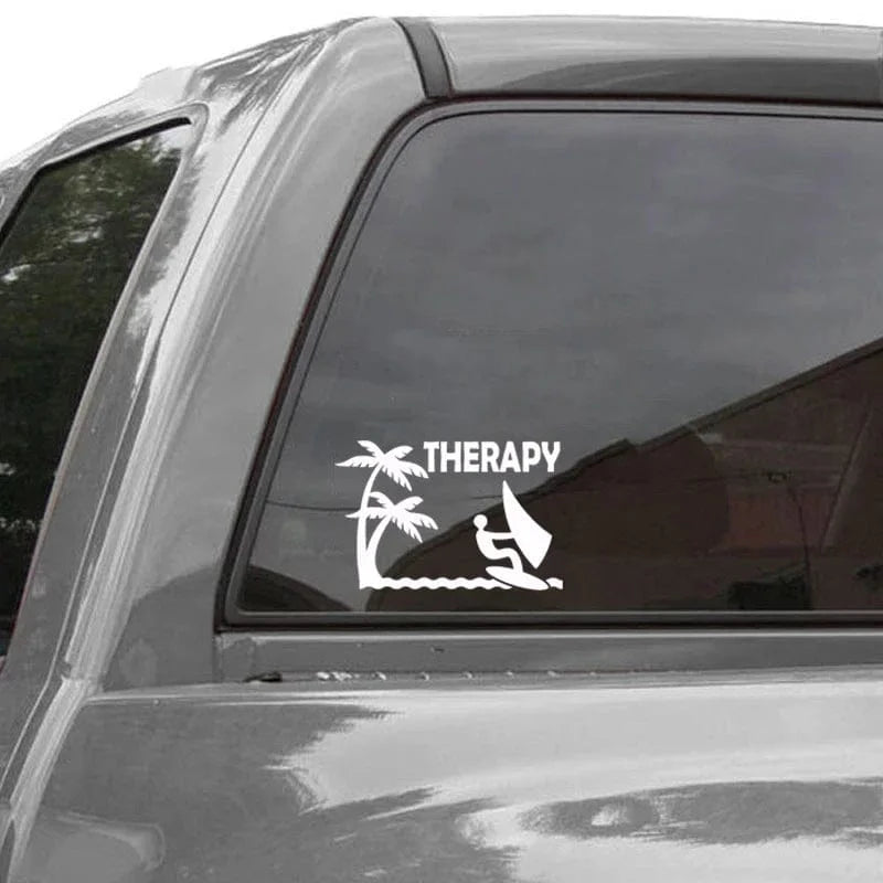 Windsurfing Gifts and Gear Sticker 16*10.5cm Windsurfing Vinyl Sticker Car