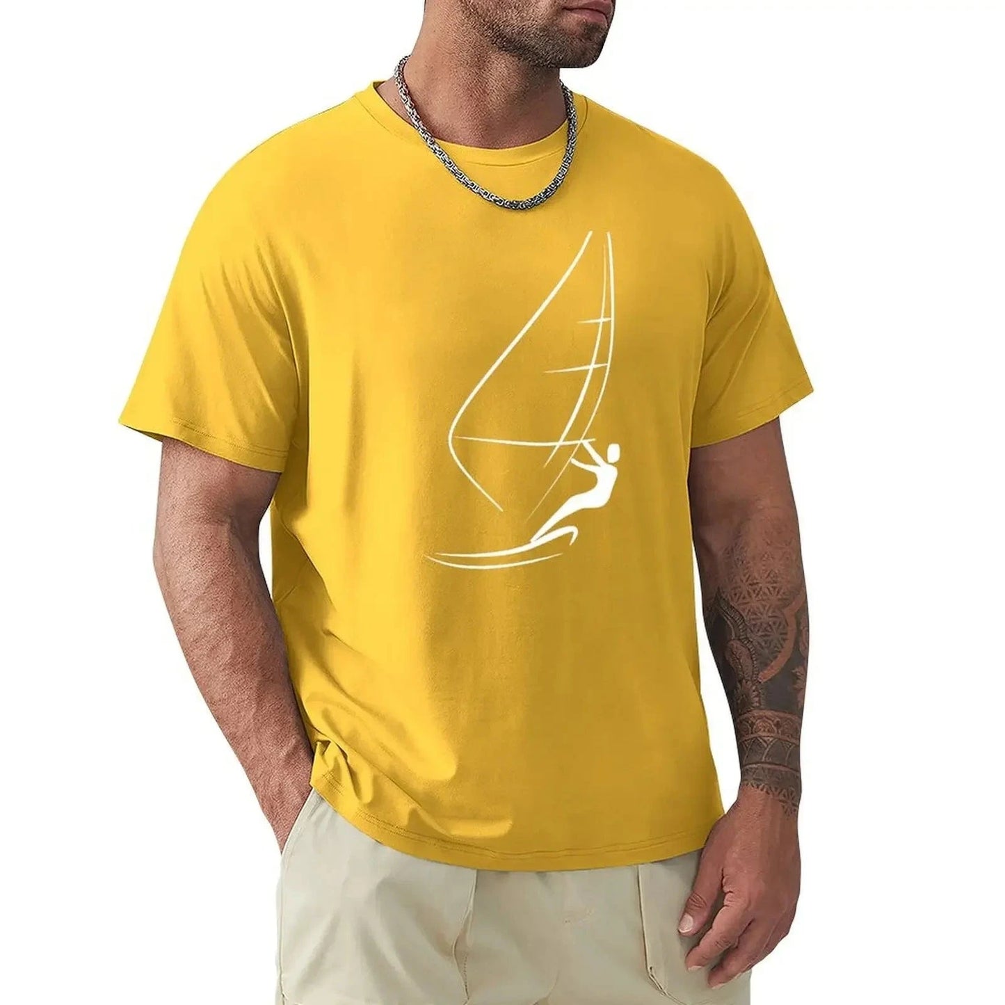 Windsurfing Gifts and Gear T-Shirt Minimalist Windsurfing Design T-shirt