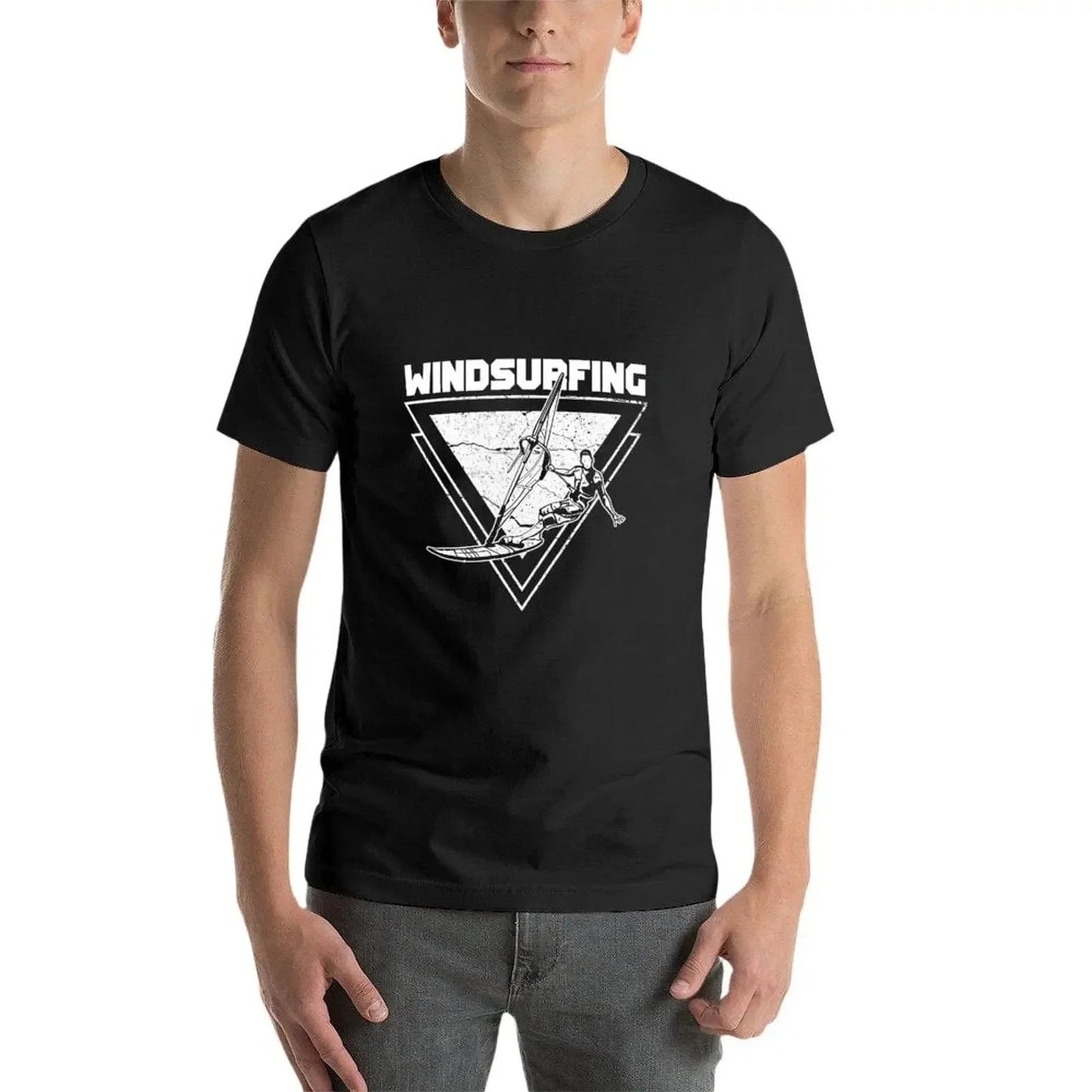Windsurfing Gifts and Gear T-Shirt Windsurfing T-Shirt summer top black t-shirts for men