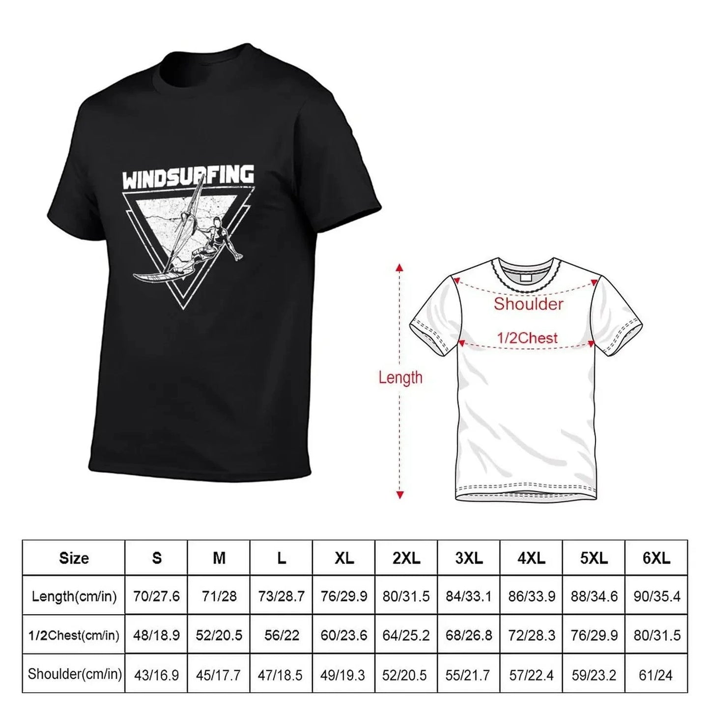 Windsurfing Gifts and Gear T-Shirt Windsurfing T-Shirt summer top black t-shirts for men