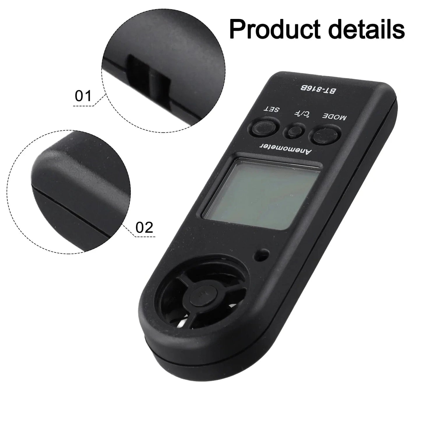 Windsurfing Gifts and Gear Windmeter 200007763:201336100 Digital Anemometer for Accurate Wind Speed Measurement