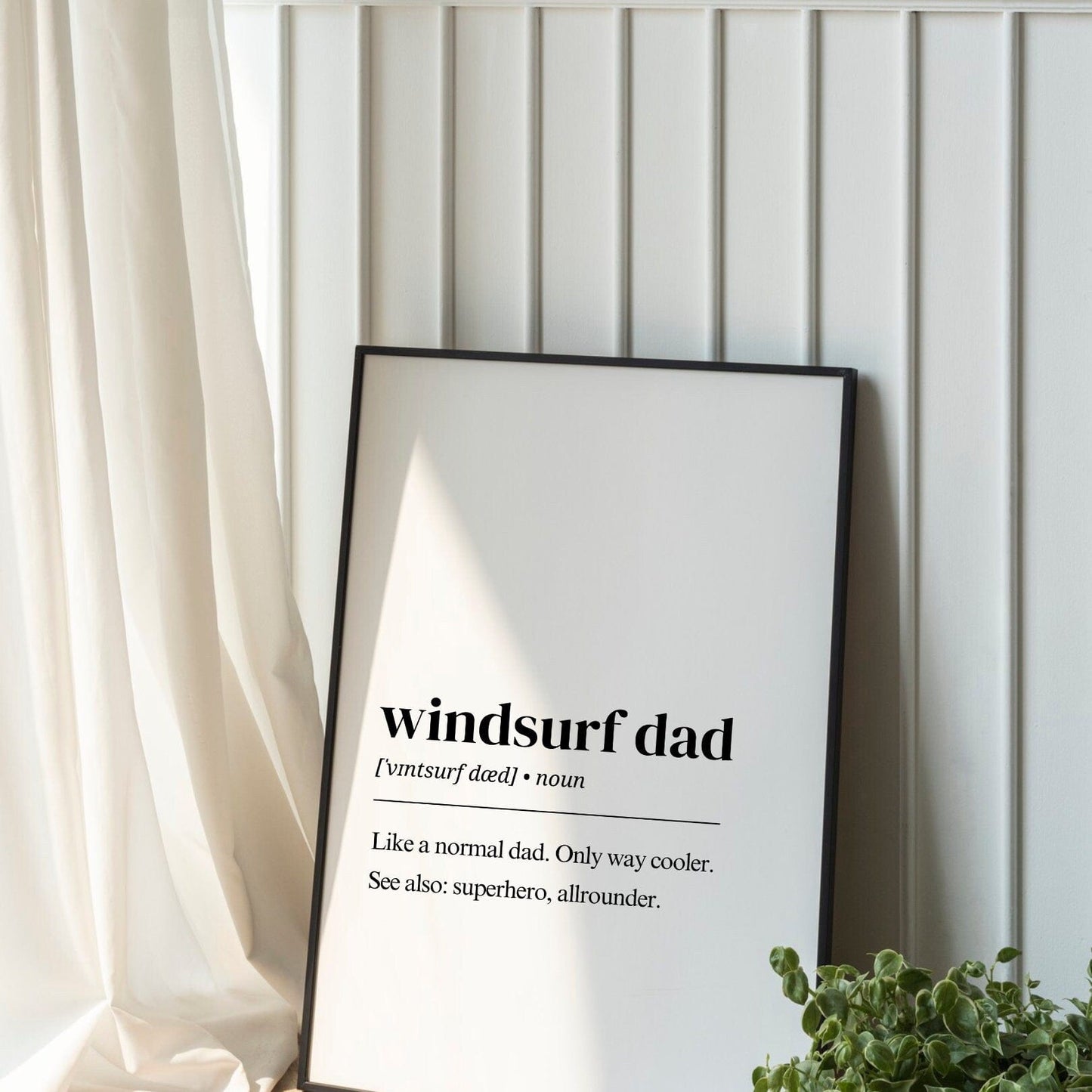 Windsurfing Gifts and Gear Windsurf Dad Definition digital download, Windsurf digital print, Wind poster, Wind surf gift, Windsurfer art, windsurf wall art, watersport