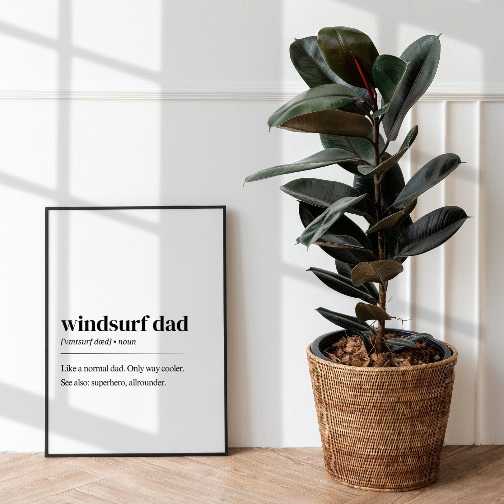Windsurfing Gifts and Gear Windsurf Dad Definition digital download, Windsurf digital print, Wind poster, Wind surf gift, Windsurfer art, windsurf wall art, watersport