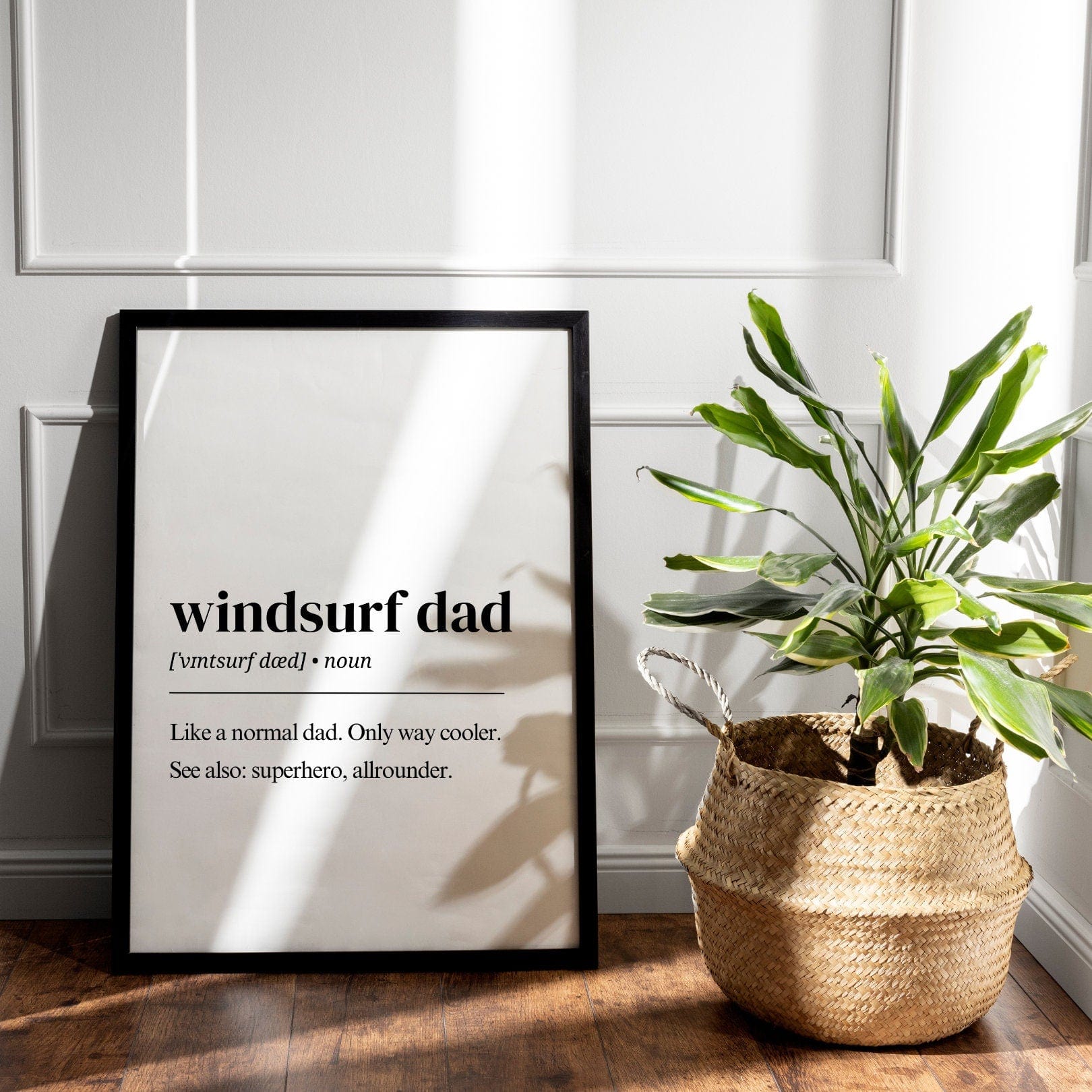Windsurfing Gifts and Gear Windsurf Dad Definition digital download, Windsurf digital print, Wind poster, Wind surf gift, Windsurfer art, windsurf wall art, watersport