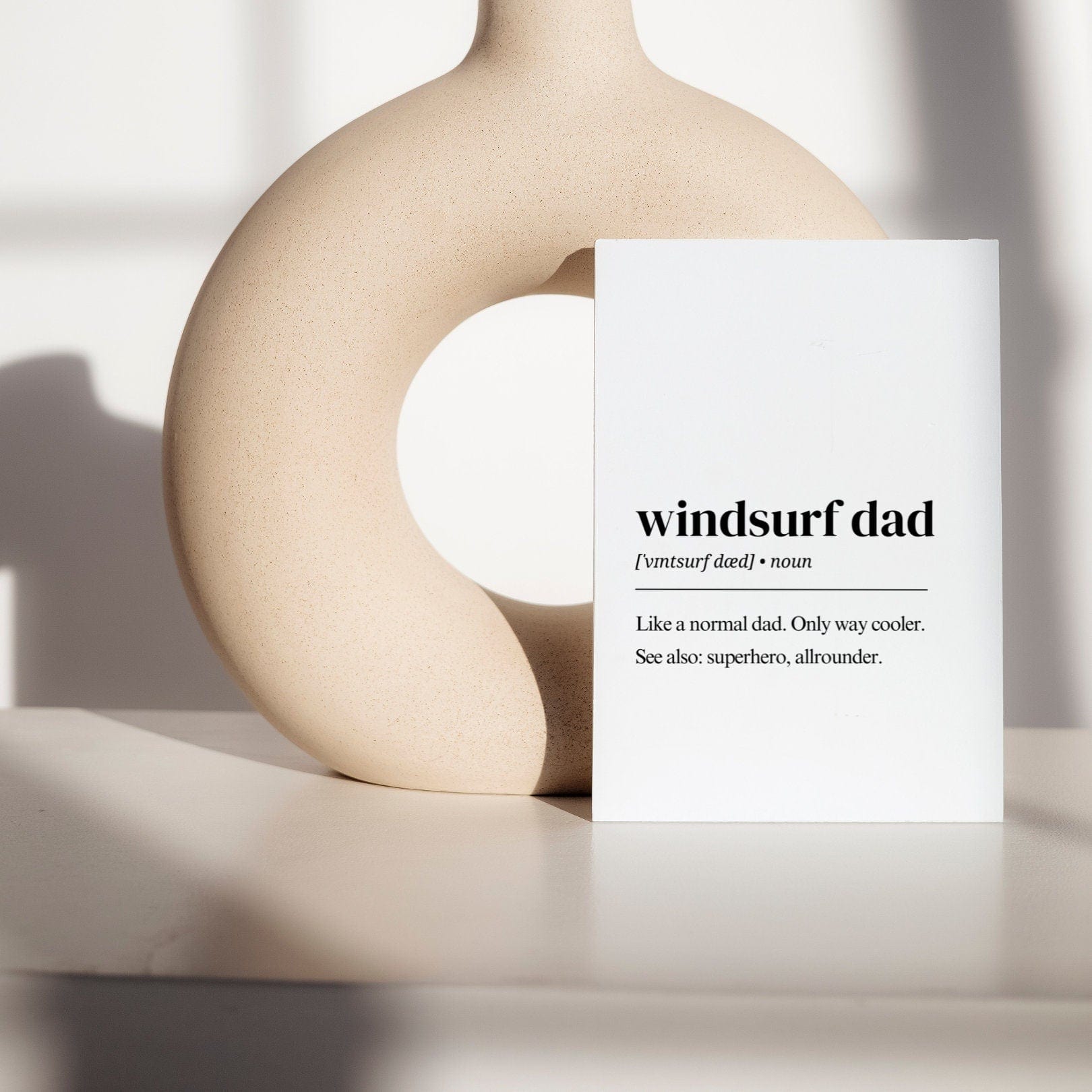 Windsurfing Gifts and Gear Windsurf Dad Definition digital download, Windsurf digital print, Wind poster, Wind surf gift, Windsurfer art, windsurf wall art, watersport