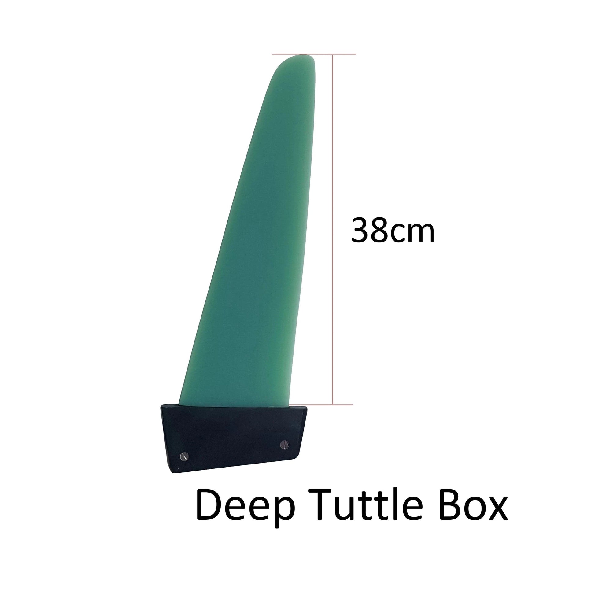 Windsurfing Gifts and Gear Fin DeepTuttle 38cm Anti-Weed and Slalom Pointer G10 Deep Tuttle/Power Box Fin