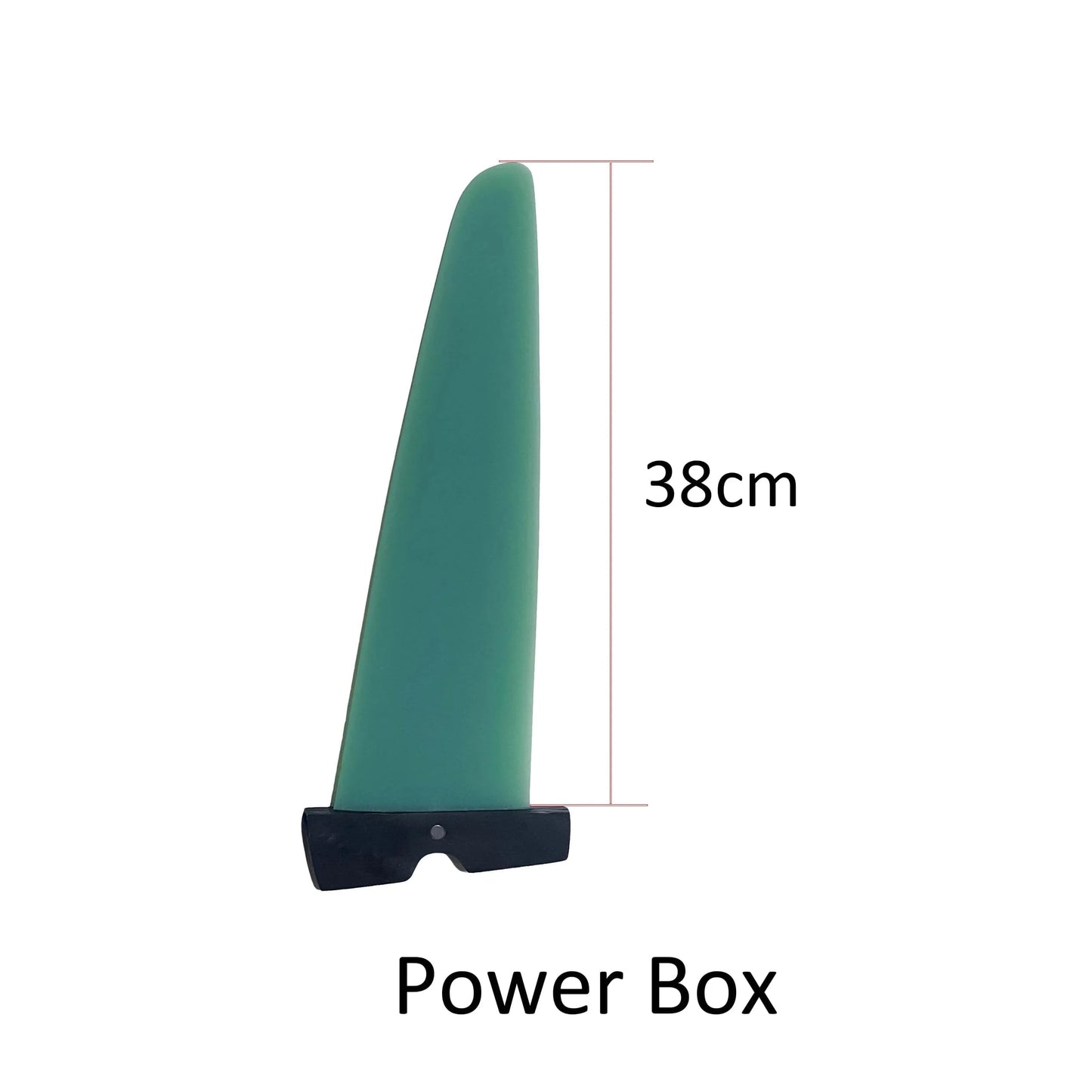 Windsurfing Gifts and Gear Fin Power 38cm Anti-Weed and Slalom Pointer G10 Deep Tuttle/Power Box Fin