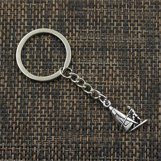 Windsurfing Gifts and Gear Pendant Variant Fashion Windsurfing Windsurfer 22x14mm Pendant 30mm Key Ring