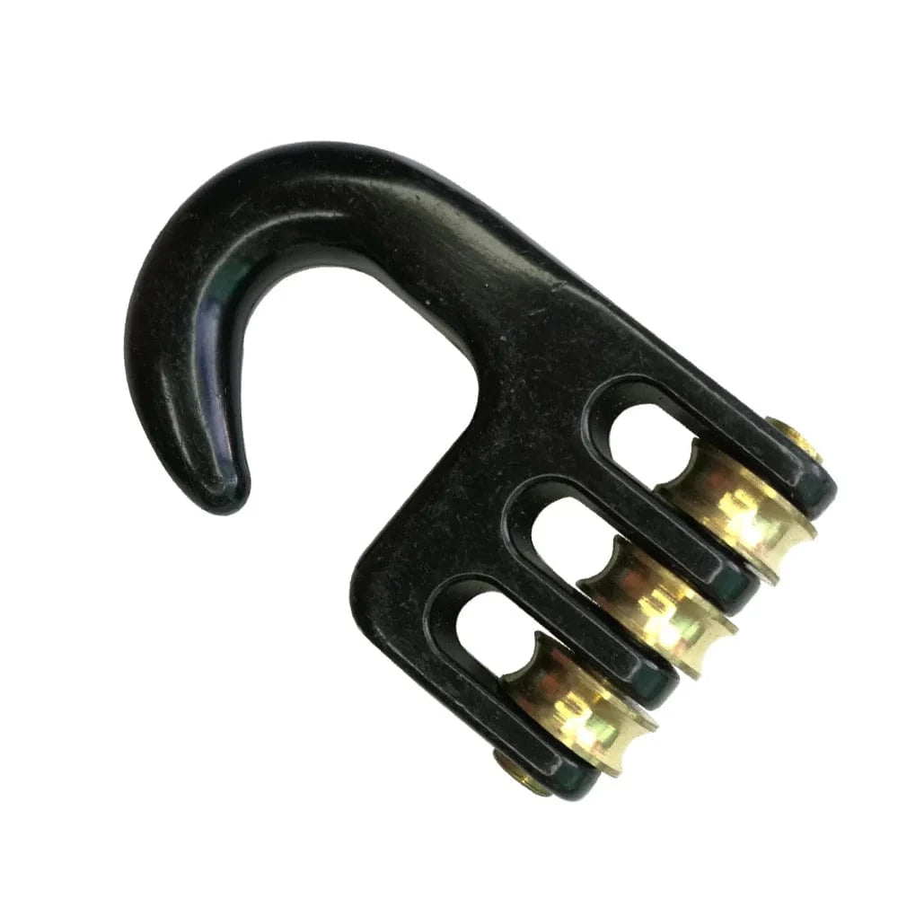Windsurfing Gifts and Gear Pulley 3 Wheels Windsurfing pulley hook Rigging Trim Hook Downhaul