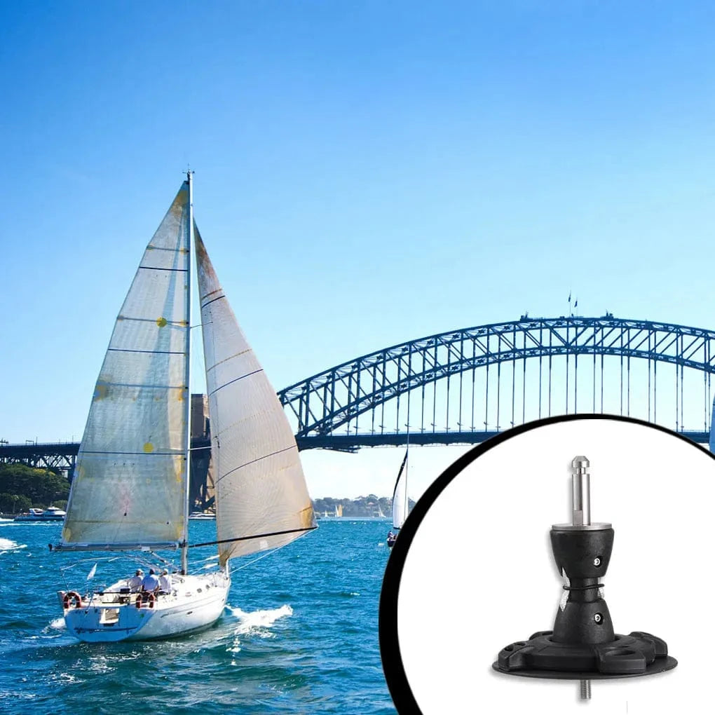 Windsurfing Gifts and Gear TYPE1 Sail Base Stainless Steel Rustproof Plastic Windsurf Mast Bases High Strength Durable Cardan Joint for Board Sailboard Accessory