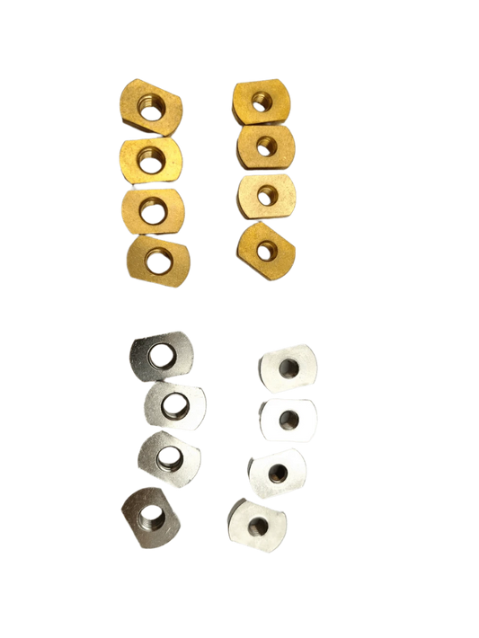 Windsurfing Gifts and Gear Screw 4pcs golden M8 4Pcs M8 Mounting Brass Mast track bolt