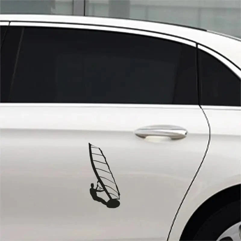 Windsurfing Gifts and Gear Sticker Windsurfer Sticker Custom Decal Car Bumper Window Truck Camper