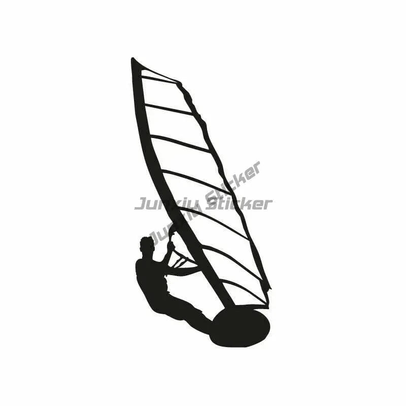 Windsurfing Gifts and Gear Sticker Windsurfer1 / 13cm Windsurfer Sticker Custom Decal Car Bumper Window Truck Camper