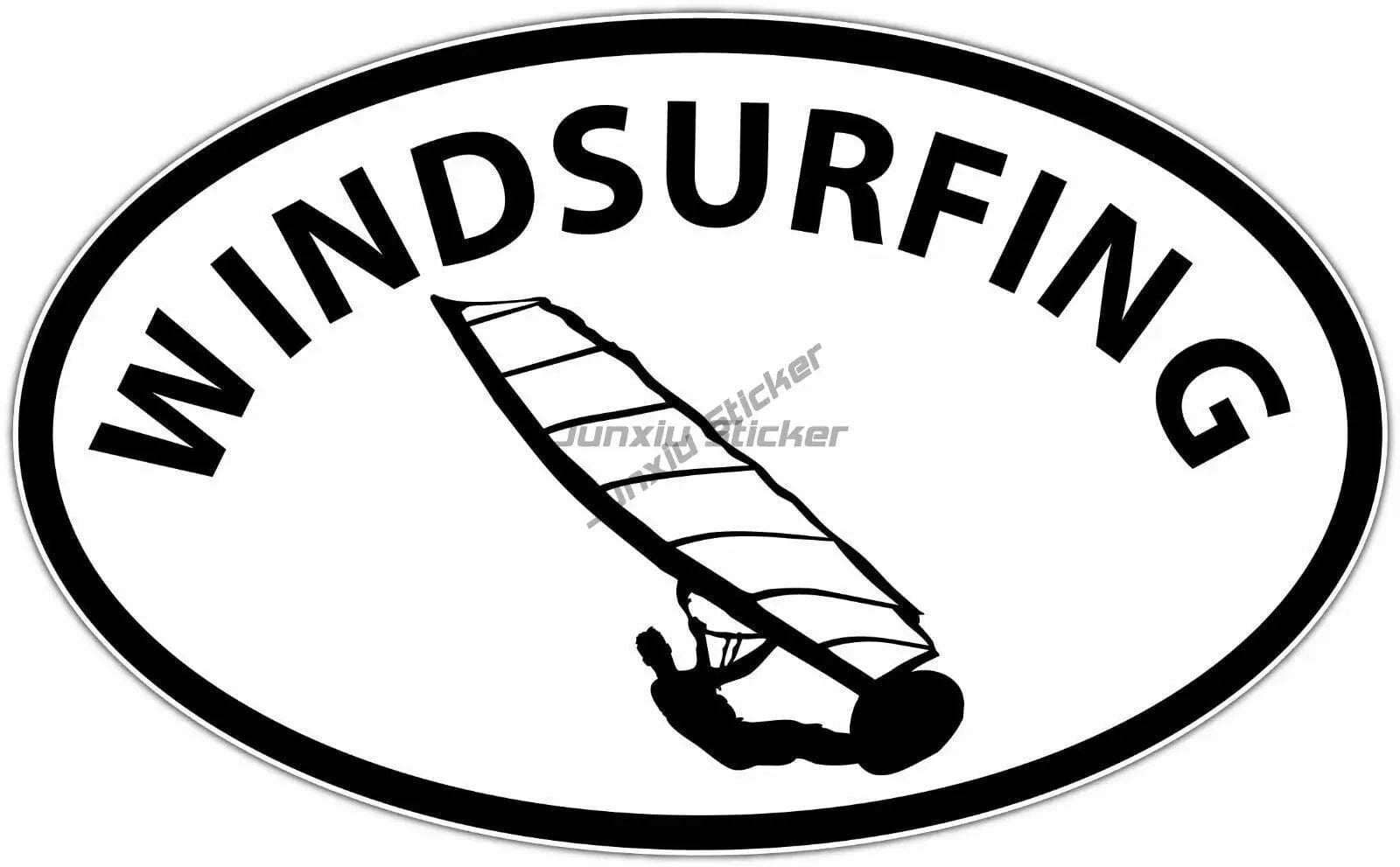 Windsurfing Gifts and Gear Sticker Windsurfer3 / 20cm Windsurfer Sticker Custom Decal Car Bumper Window Truck Camper