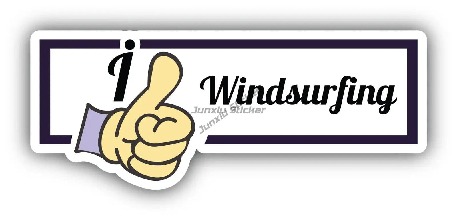 Windsurfing Gifts and Gear Sticker Windsurfer7 / 13cm Windsurfer Sticker Custom Decal Car Bumper Window Truck Camper