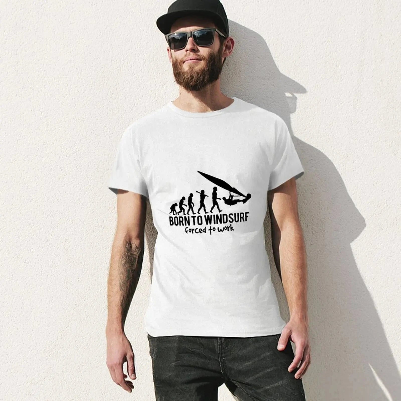 Windsurfing Gifts and Gear T-Shirt Born to Windsurf Gift Premium T-Shirt