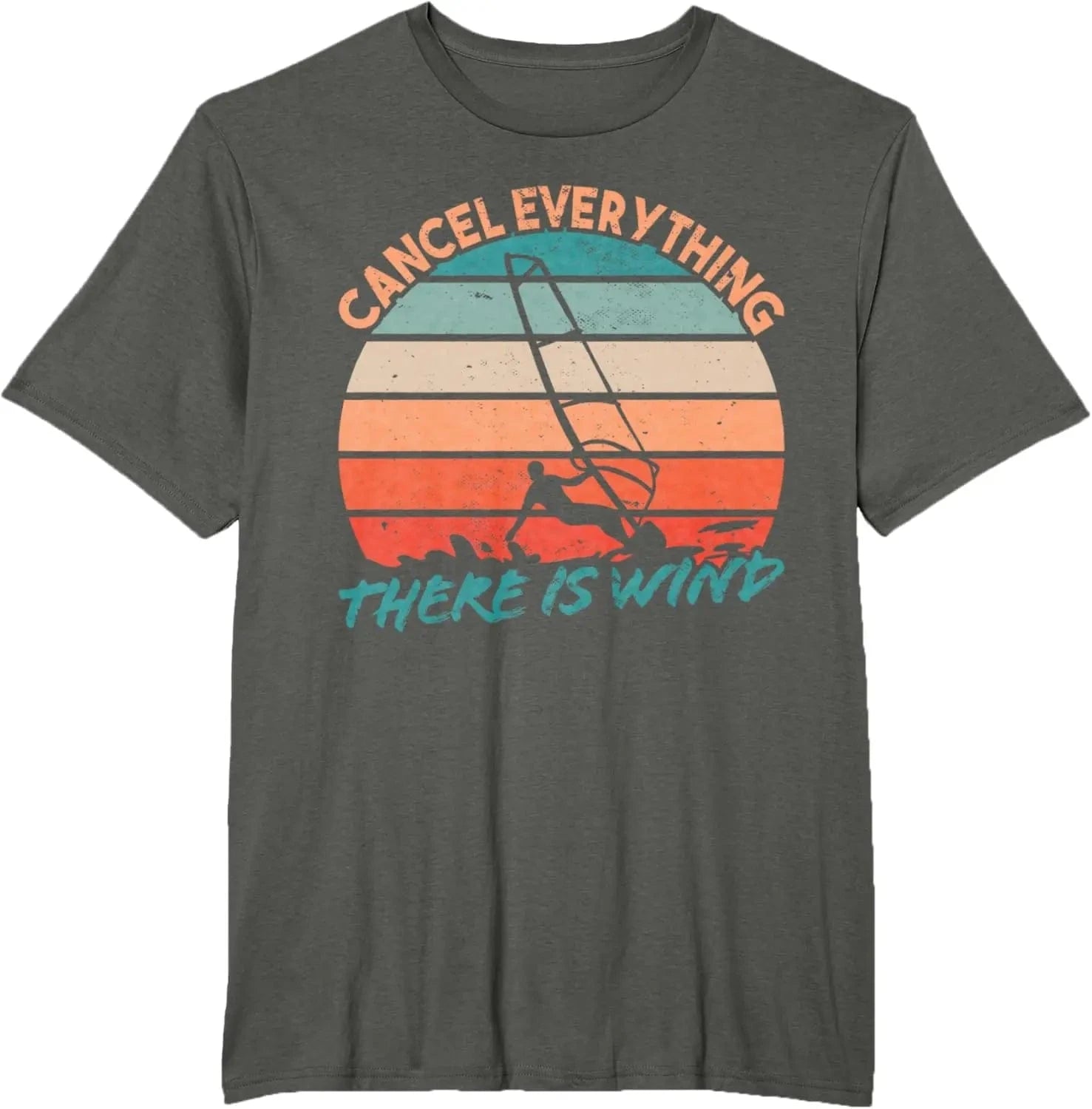 Windsurfing Gifts and Gear T-Shirt Windsurfer T-Shirt Men Clothing Casual Oneck Breathable