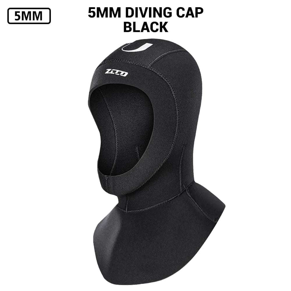 Windsurfing Gifts and Gear Wetsuit H52 5MM Black / S Neoprene Cap for Windsurf for Cold Weather